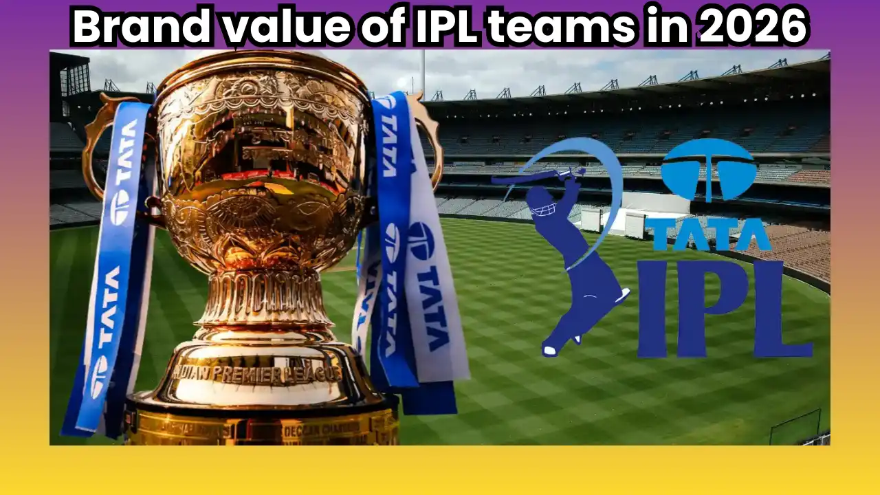 Brand value of IPL teams in 2026