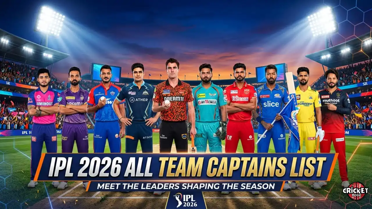 IPL 2026 All Team Captains List