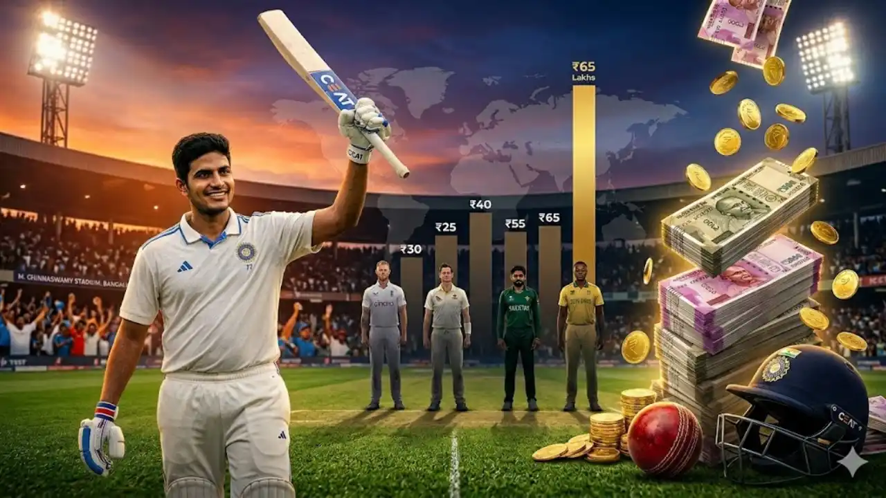 Test Cricket Match Fees 2025-26