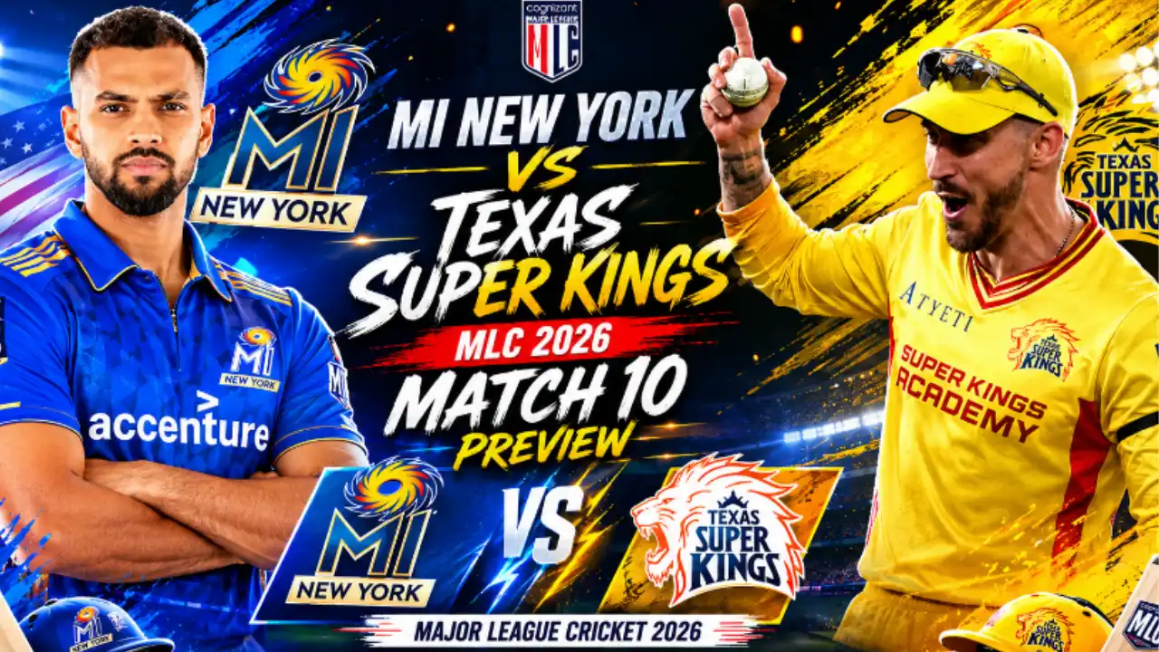 MI New York vs Texas Super Kings MLC 2026 Match 10 Preview